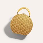 Goyard The Alto Hatbox Trunk Bag Yellow - Image 4